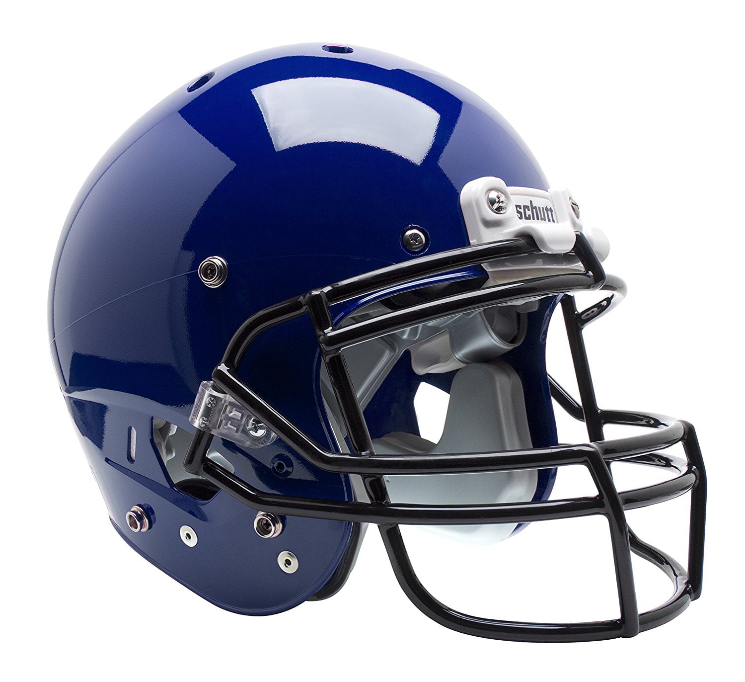 GLOSS WHITE Schutt AiR XP Pro VTD II Football Helmet ADULT LARGE w/ Facemask 