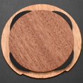 thumbnail image 5 of 2X Guitar Wooden Soundhole Sound Hole Cover Block Feedback Buffer Mahogany Wood for EQ Acoustic Folk Guitars, 5 of 8
