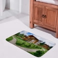 thumbnail image 2 of Bathroom Mat Door Rugs Floor Mat Bathroom Carpet Super Cozy Country House Print Decorative&nbsp;Indoor Outdoor 36 x 24 inch Carpet Runner, 2 of 4