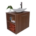 thumbnail image 3 of Gabinete para baño DECOMOBIL moderno con Lavamanos y Monomando Izquierdo Nogal Neo GABINETE 07, 3 of 4