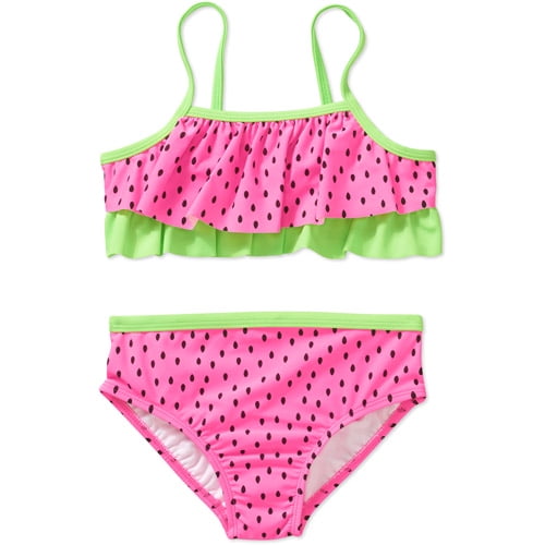 OP Baby Toddler Girl Fashion Watermelon Seeds Bikini Swimsuit - Walmart.com
