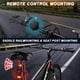 thumbnail image 4 of Luces traseras para bicicleta con alarma de bicicleta de 115dB, luces traseras recargables por USB para conducción nocturna 4 modos de luces IPX5 a prueba de agua Sensible al volumen ajustable, 4 of 5
