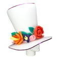 thumbnail image 2 of Varied Flowers Bride Hat - Bride Party Hat - Wedding Party Hat - Bachelorette Party Hat - Team Bride Hat, 2 of 4
