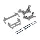 thumbnail image 2 of Accesorios de actualización de automóviles y soporte de choque de carrocería Accesorios livianos fáciles de instalar soportes de choque resistentes Titanio, 2 of 10