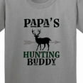 thumbnail image 4 of Inktastic Papa Hunting Buddy Bow Hunter Youth T-Shirt, 4 of 5