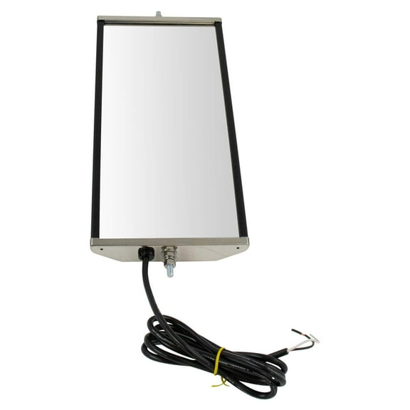 TRQ West Coast Mirror Heated 16x7 Stainless Steel Left or Right for HD Truck MRA07051 Fits select: 1986-2009,2011-2017 ISUZU NPR