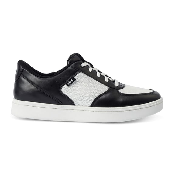 Kizik Men's Oslo Hands-Free Sneaker Black/White - MREDBW01