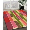thumbnail image 3 of Ahgly Company Machine Washable Indoor Rectangle Transitional Bronze Brown Area Rugs, 5' x 8', 3 of 7