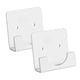 thumbnail image 1 of 2 Piece Acrylic Bath Shower Curtain Pole Holder for the Wall Curtain Rod Retainer Square Shower Rod, 1 of 5