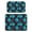White-621, variant on 2 Pack Minimalist Palm Tree Coffee Mats - 4-Layer Absorbent Counter Protector for Coffee Maker, Boho Tropical Beach Sunset Theme, 18x24in