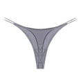 thumbnail image 1 of Culottes pour Femmes sous-Vêtements Solides String en V Lingerie, 1 of 6
