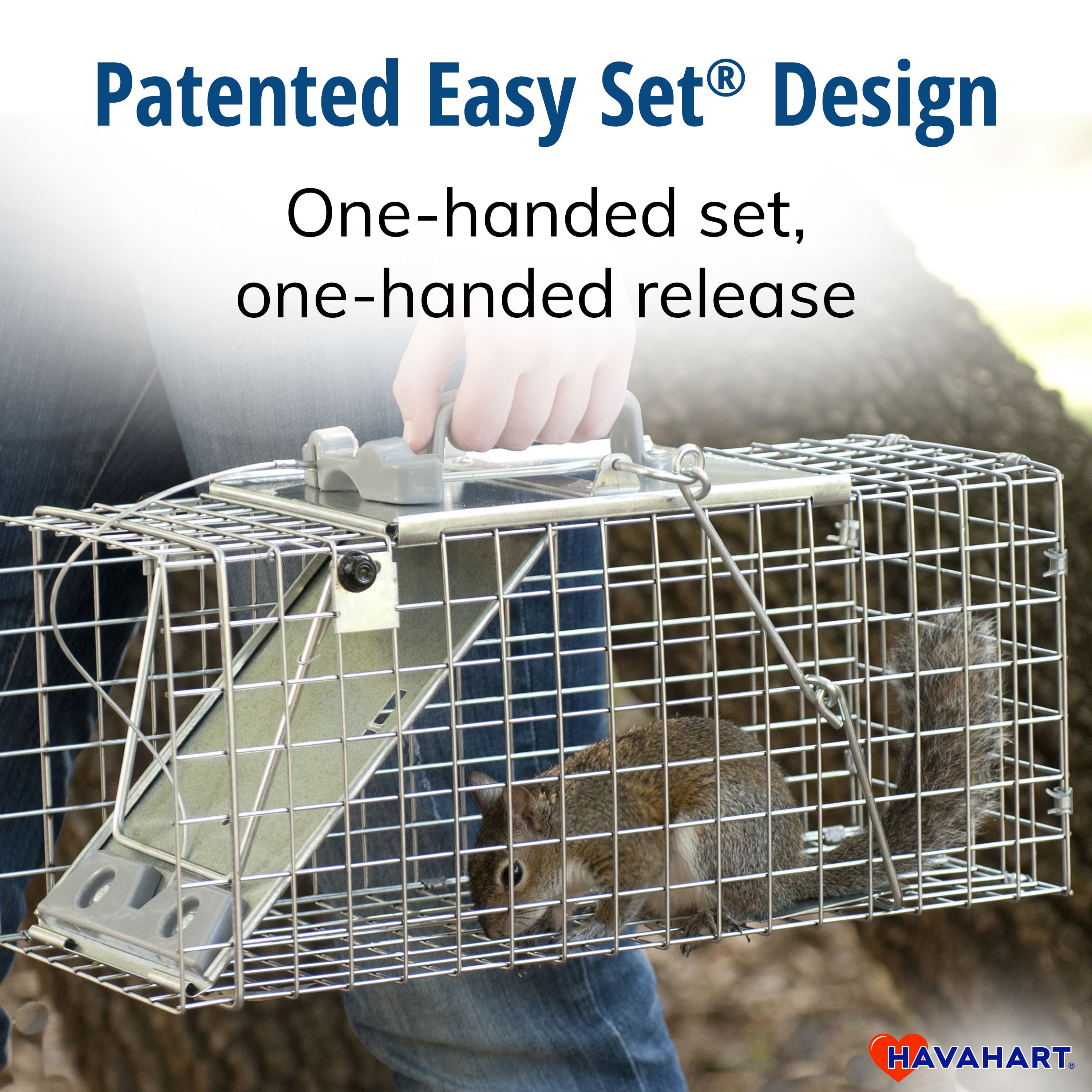Havahart Easy Set Galvanized Steel 17 In. Live Squirrel Trap 1083, 1 -  Fry's Food Stores