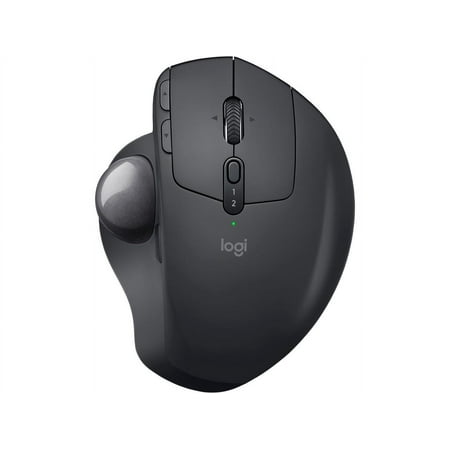 UPC: 0097855133922 | Logitech MX Ergo Wireless Trackball Mouse Adjustable Ergonomic Design  Control and Move Text/Images/Files Between 2 Windows and Apple Mac Computers (Bluetooth or USB)  Rechargeable  Graphite – Black