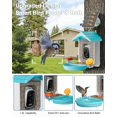 thumbnail image 3 of Alimentador y Baño Inteligente para Aves Silvestres con Cámara 4K HD VISIOGEAR Azul, 3 of 8
