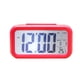 thumbnail image 1 of Reloj despertador digital Calendario fotosensible Temperatura Dormitorio Inicio Pantalla LCD Snooze Reloj electrónico, Rojo seitruly DZ4610-02, 1 of 2