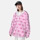 thumbnail image 3 of Balery Pink bows Sudadera ligera de manga larga con capucha y protección solar UPF 50+ para hombre y mujer, ideal para pesca y running-Small, 3 of 7