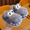 thumbnail image 2 of Gubotare Slippers for Boys Boys Home Slippers Warm House Slippers Little Kids House Slippers Warm Cute Home Slipper (Grey,9.5), 2 of 3