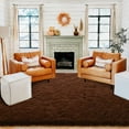 thumbnail image 2 of TWINNIS Super Soft Area Rug for Living Room Bedroom Shaggy Accent Carpets for Kids Girls Rooms,5'x8',Coffee, 2 of 7