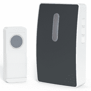 Surnice Waterproof Doorbell, 1000ft, 36 Rings, 4 Levels of Volume (Battery Version), 1 Button + 1 Doorbell