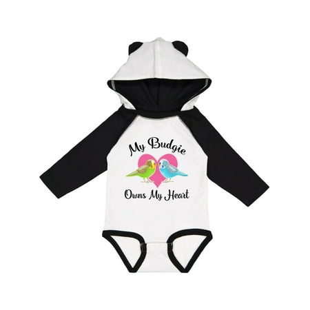 

Inktastic Budgie Parakeet Budgerigar Pet Gift Baby Girl Long Sleeve Bodysuit