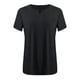 thumbnail image 4 of ICHUANYI Clearance Plus Size Tops For Women Sexy V-Neck Blouse Lace Casual Loose Summer Short Sleeve Blouse(Black, L) ICHUANYI WER2023081204263, 4 of 4