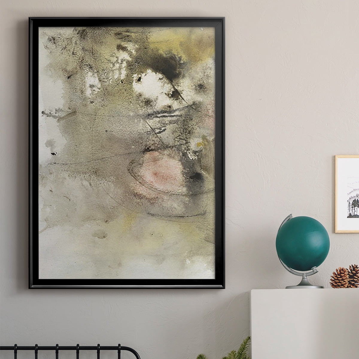 Soft Inspiration I Premium Framed Print, in Gold, Black, or Silver - Ready to Hang
