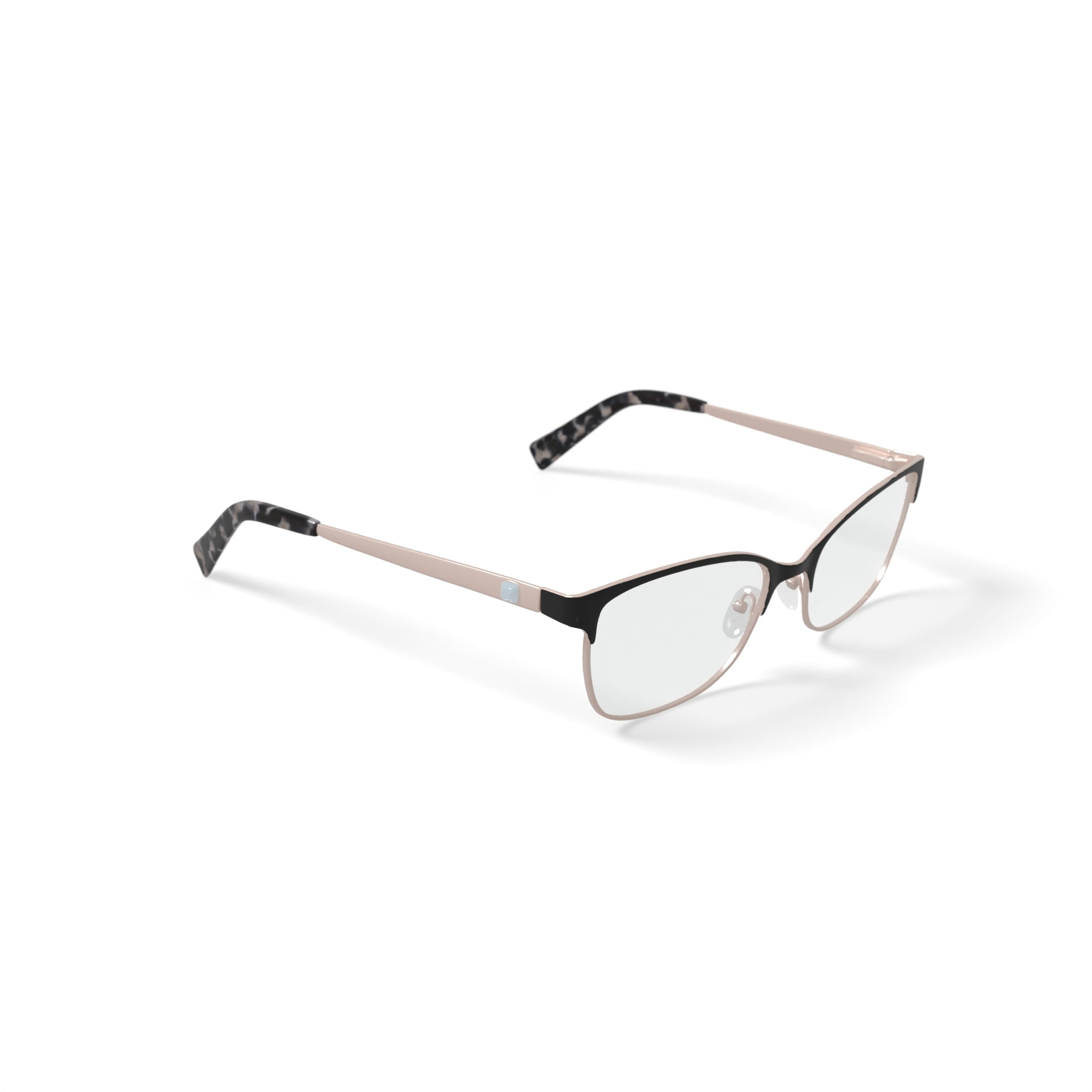 Oscar Women's OSL473 Prescription Eyeglasses with Case, Brown