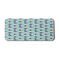 thumbnail image 1 of Geometric Computer Mouse Pad, Abstract Colorful Repetition with Modernistic Motifs Graphic, Rectangle Non-Slip Rubber Mousepad X-Large, 35" x 15" Gaming Size, Pale Seafoam Multicolor, by Ambesonne, 1 of 2