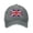 Gray, variant on Washed Baseball Cap British Flag Britain English England Retro Adjustable Dad Hat Gift for Men Women Gray