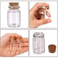 thumbnail image 4 of 10 Pcs Small Glass Bottles With Cork Lids, Mini Glass Bottles With Stoppers Empty Spell Jars Small Message Bottles Tiny Wishing Bottles Miniature Poti, 4 of 5