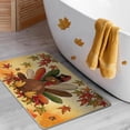 thumbnail image 6 of Thanksgiving Turkey Decorative Front Door Mat, Fall Maple Leaves Doormat Indoor Outdoor Non-Slip Floor Entryway Rug, Autumn Leaf Seasonal Farmhouse Home Kitchen Decoration 17x29 Inch, 6 of 6