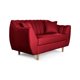 thumbnail image 3 of Sofá Love Seat 2 Plazas De Lino Rojo Makora Eliana, 3 of 7
