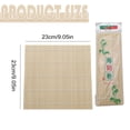 thumbnail image 3 of QMTWT Bamboo Rolling Mat for Sushi and Kimbap - Beginner-Friendly Bamboo Sushi Roller, Reusable Kitchen Mat for Rice and Veggie Rolls, Eco-Friendly Bamboo Placemat for Asian Cuisine Prep, 3 of 9