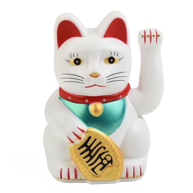 Caissier Chat Porte-Bonheur Électrique Rifeng de 5 Pouces, Ondulant, Nouvelle Ouverture de Magasin, Cadeau