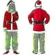 thumbnail image 2 of 7pcs The Grinch Costume Christmas Cosplay Adult Santa Costume Outfits Set + Mask A, 2 of 4