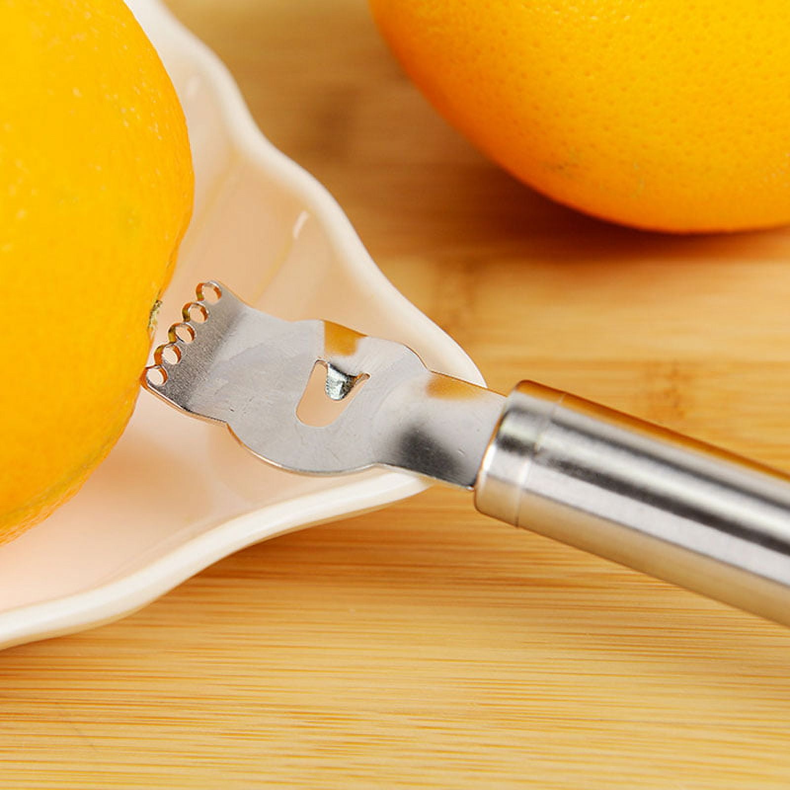 New Steel Lemon Zester Citrus Grater Lime Zest Tool Grater Bar Knife  Accessories Peeling Kitchen Fruit Gadgets E5N3 - AliExpress