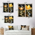 thumbnail image 4 of Designart "The Dark Drama of Storms I" Storms Wall Art Set Of 2 - Orange Landscapes Wall Decor Set Of 2, 4 of 7