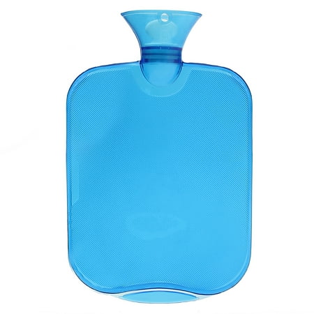 Cyber Monday Deals Outdoor Furniture Moaere Premium Classic Rubber Transparent Hot Water Bottle 2 Liter with Knit Cover Great for Pain Relief Hot and Cold Therapy Cyber Monday Deals ()