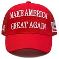 MAGA Hat 2024 America Great Trump Black Hat USA Embroidered Adjustable