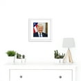 thumbnail image 2 of Craighead Portrait US President Donald Trump Photo 8X8 Inch Square Wooden Framed Wall Art Print Picture with Mount, 2 of 4