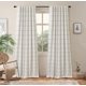 thumbnail image 1 of Cortinas DriftAway de lino a cuadros, 2 paneles, 132 x 213 cm, color gris, 1 of 8