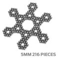 thumbnail image 4 of Bolas magnéticas - Juego azul cielo mate de (5 mm) 216 Bolas mágicas coloridas Juguete de escritorio divertido para aliviar el estrés para adultos - Mashable Smashable Buildable Xemadio 2034812-1, 4 of 9