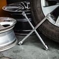 thumbnail image 6 of 14 Inch Universal Heavy Duty Lug Wrench 4 Way Tire Iron Wrench, 6 of 7