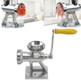 thumbnail image 4 of Meat Chopper, Simple  Silver Effortless Handle Small Unique Appearance Manual Meat Grinder  for Butcher Shops for Restaurants for Kitchen, 4 of 8