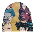 thumbnail image 4 of Boku My Hero Academia Children Knitted Hat Slouchy Daily Full Printed Fashion Elastic Knitting Cap Winter Warm Beanie Hats For Boys Girls Kids, 4 of 8