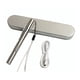thumbnail image 2 of Linterna de pluma amarilla 60lm brillo USB recargable pluma de enfermera de acero inoxidable con linterna de bolsillo, 2 of 10