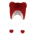 thumbnail image 3 of Xuanheng Tuque d'Hiver pour Enfant avec Cache-Oreilles Tuque Chaude Portable Adorable Légère Rouge, 3 of 8