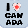 thumbnail image 4 of Inktastic I Love Canada Heart with Maple Leaf Boys or Girls Baby Bib, 4 of 4