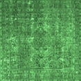 thumbnail image 1 of Ahgly Company Indoor Square Persian Emerald Green Bohemian Area Rugs, 5' Square, 1 of 4