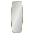 thumbnail image 2 of Kate and Laurel Caskill Modern Barrel Mirror, 18 x 48, Gold, Rounded Rectangle Full Sized Mirror for Wall, 2 of 8
